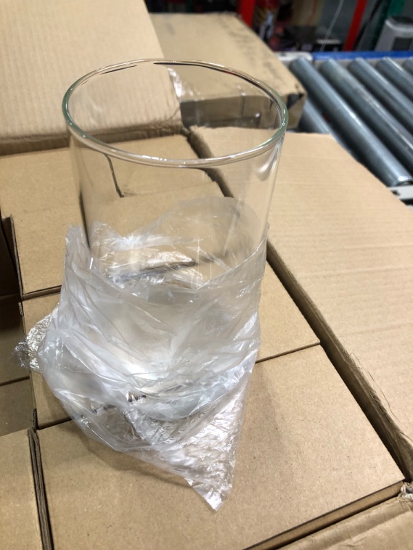 Photo 3 of 3 Pack Clear Glass Cylinder Vases