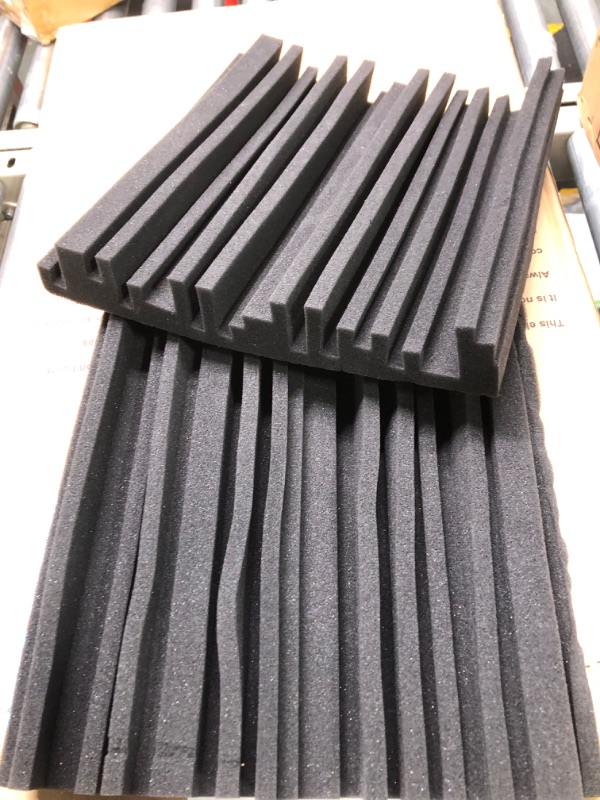 Photo 3 of Acoustic Panels -Pack Soundproof Wedges - Charcoal