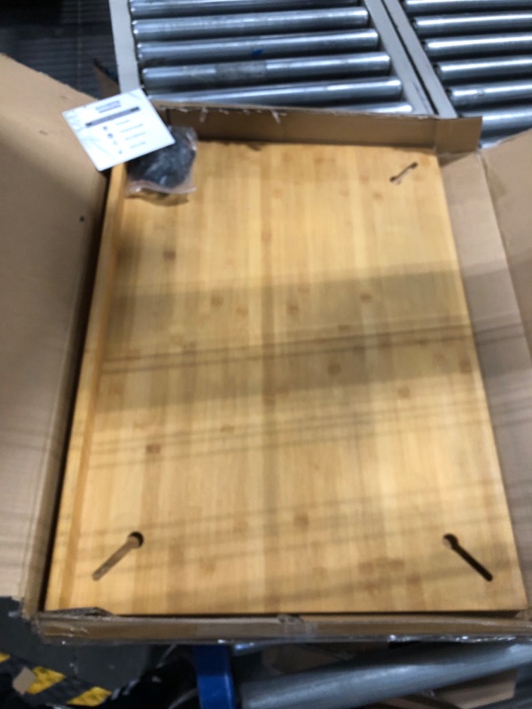 Photo 3 of 30 x 21 in Extra Large Bamboo Cutting Board and Stovetop Cover, Stove Top Cover Chopping Board with Detachable Legs and Juice Groove, Protector Board for Restaurant Kitchen Counter & Sink XXXL(30x21x3.3")