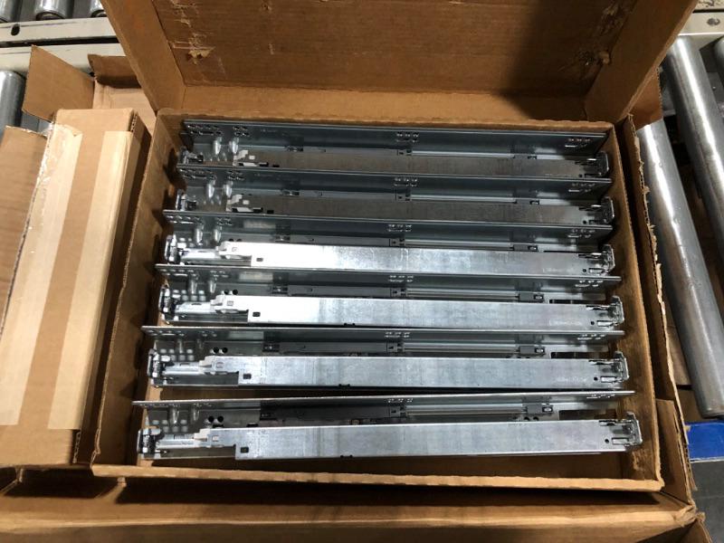 Photo 1 of 18" BLUM Tandem Set of 6 Drawer Slides Plus BLUMOTION Complete Kit. with Runners 563H, Locking Devices, Rear mounting Brackets, and Screws (for face Frame or Frameless Application) 18" Set of 6