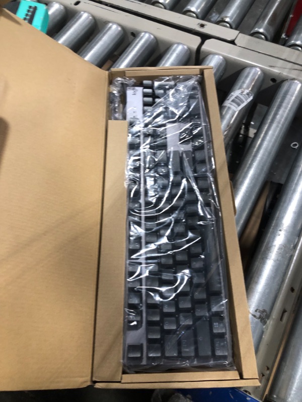 Photo 1 of Logitech K845 Mechanical Illuminated Keyboard, Strong Adjustable Tilt Legs, Full Size, Aluminum Top Case, 104 Keys, USB Corded, Windows (TTC Red Switches) TTC Red TTC Keyboard