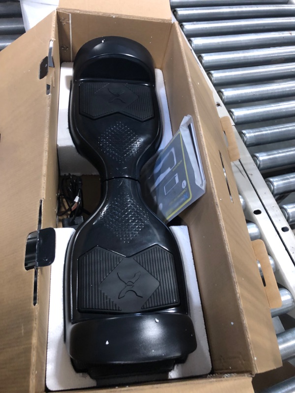 Photo 3 of ***FOR PARTS*** 

Hover-1 Helix Electric Hoverboard | 7MPH Top Speed, 4 Mile Range, 6HR Full-Charge, Built-in Bluetooth Speaker, Rider Modes: Beginner to Expert Hoverboard Black