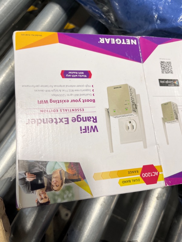Photo 3 of NETGEAR Wi-Fi Range Extender EX6120 - Coverage Up to 1500 Sq Ft and 25 Devices with AC1200 Dual Band Wireless Signal Booster & Repeater (Up to 1200Mbps Speed), and Compact Wall Plug Design WiFi Extender AC1200