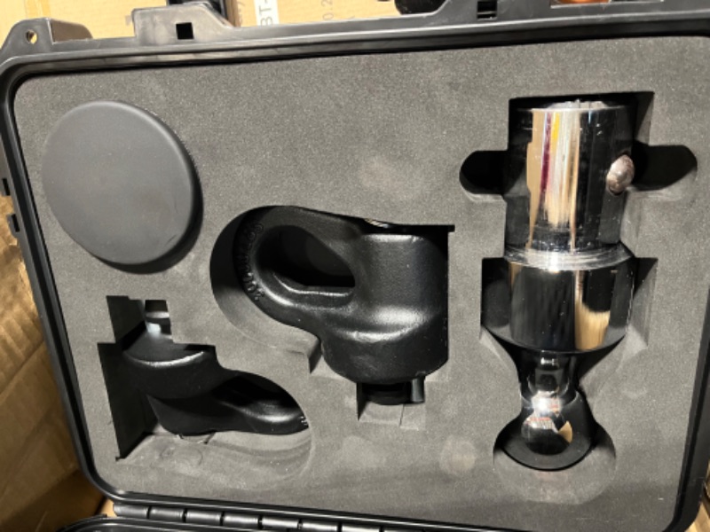 Photo 1 of MHGG 60692 Puck System Gooseneck Hitch Kit,Compatible with Ford F250 F350 F450,Sierra 2500, 3500 HD, 2-5/16-In Ball, Large Opening Safety Chain Anchors, 30,000lbs Load Capacity