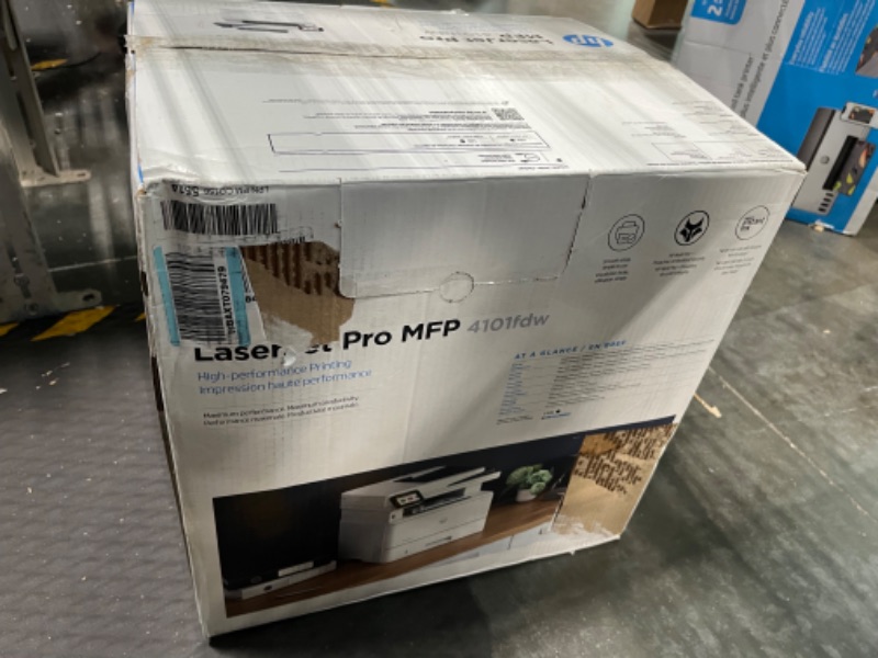 Photo 2 of HP LaserJet Pro MFP 4101fdw Wireless Black & White Printer with Fax