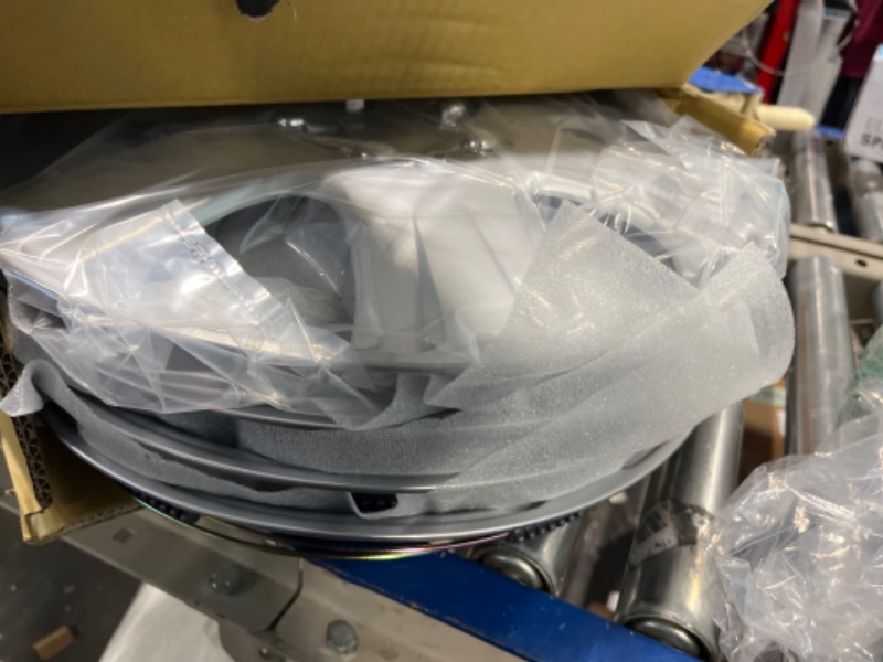 Photo 1 of Four ABS Plastic Silver Colored Hubcaps - 15 Inch Diameter