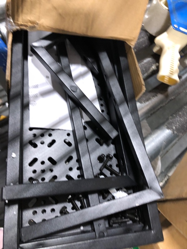 Photo 1 of 3-Tier Metal Plant Stand Indoor - Tiered Outdoor Plant Holder for Flower Pot Display, Garden Ladder Shelf Flower Step Mofesun (Straight)