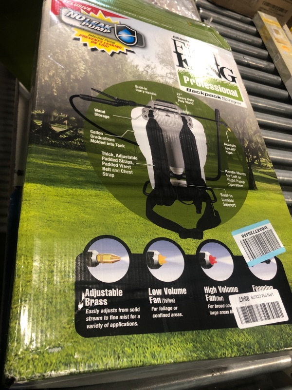 Photo 2 of Field King 190328 Backpack Sprayer, 4 Gallon,