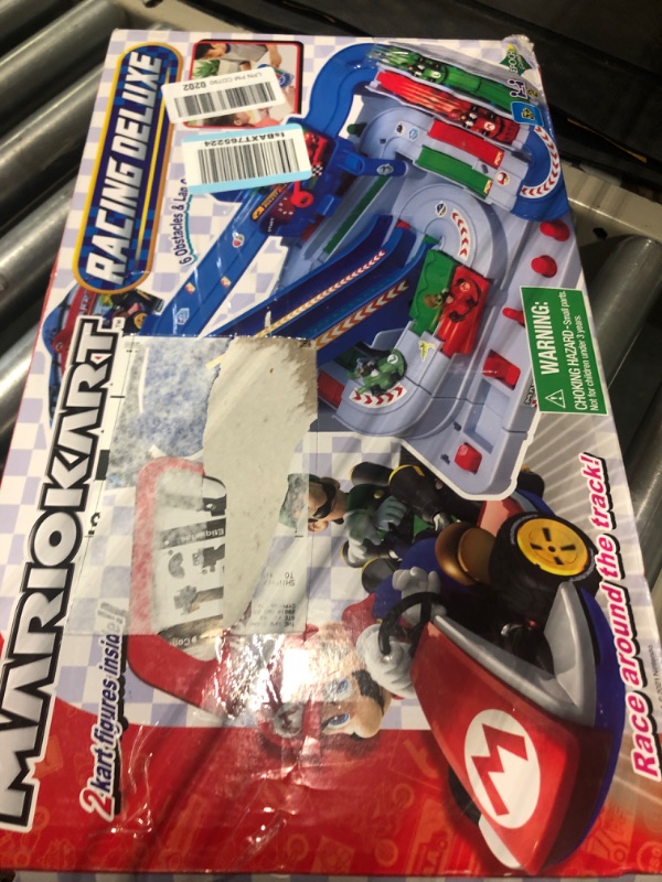 Photo 1 of EPOCH Games Mario Kart™ Racing Deluxe, Vehicle Obstacle Course with Mario and Luigi Kart Figures for Ages 5+