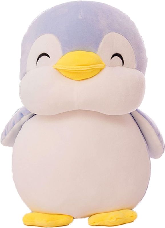 Photo 1 of 12 Inch Plush Penguin Stuffed Animal Penguin Hugging Pillow with Smile Face Cuddly Penguin Pillow Plushies Toy Penguin Huggable Anime Gifts for Kids And Lovers In Birthday, Valentines, Christmas