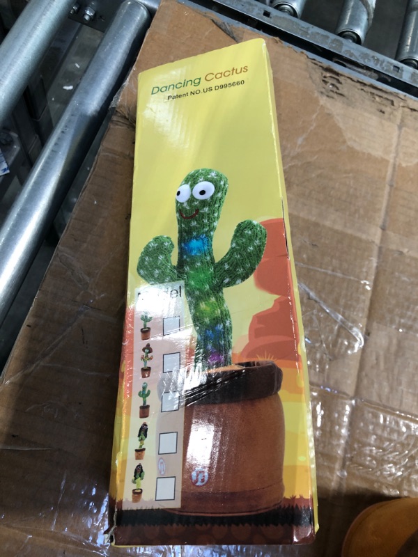 Photo 2 of Baby Dancing Cactus for Baby Toys Boys Girls, Dancing Cactus Mimicking Toy Talking Cactus Toy 6 to 12 Month Old Baby Toys, Talking Imitation Toys Glowing Musical Toys Children's Educational Toys