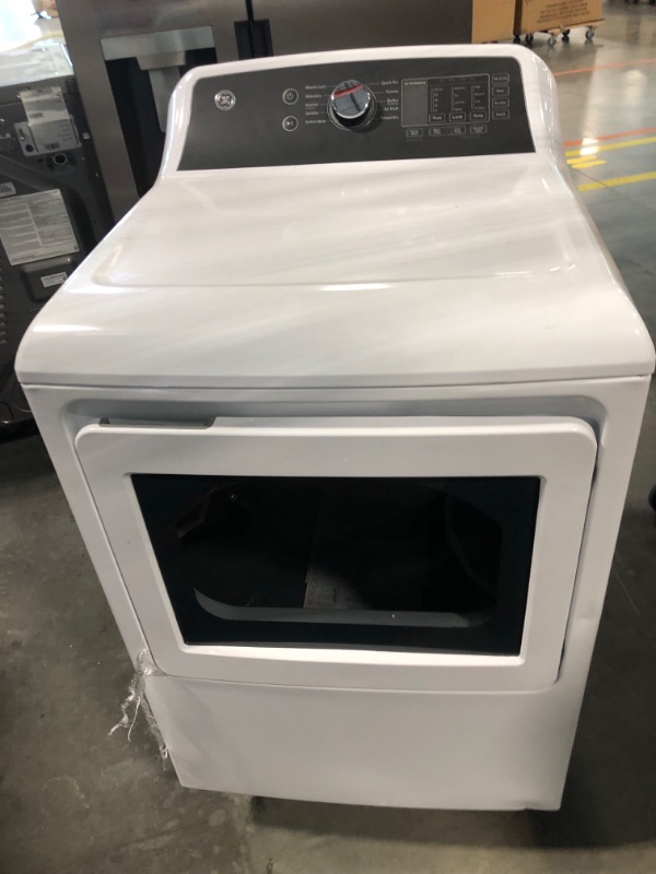 Photo 2 of GE 7.4-cu ft Electric Dryer (White)