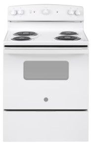 Photo 1 of GE 30-in 4 Elements 5-cu ft Freestanding Electric Range (White)