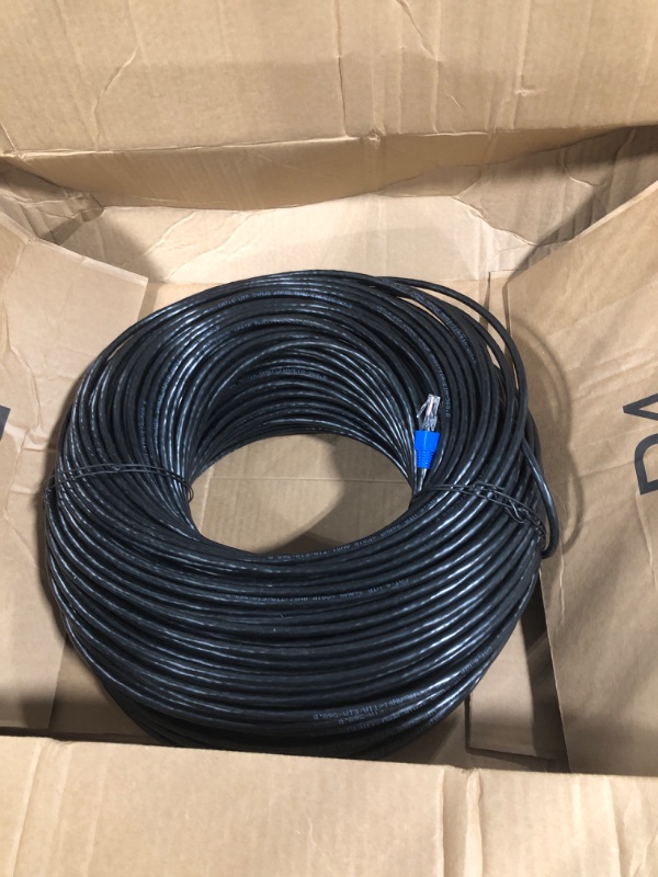 Photo 3 of  CAT6 Ethernet Cable - Black CAT 6 Gigabit Ethernet Wire