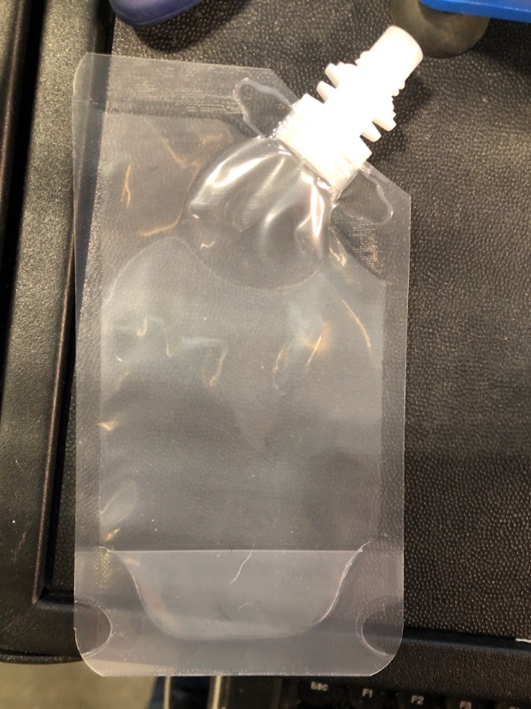 Photo 1 of 5 Pc Plastic Cruise Flask Kit Funnel Fill Rum Alcohol Liquor Wine Canister 4oz