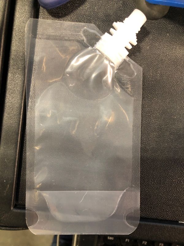 Photo 1 of 5 Pc Plastic Cruise Flask Kit Funnel Fill Rum Alcohol Liquor Wine Canister 4oz