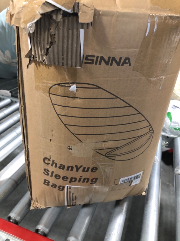 Photo 1 of BISINNA Flannel XL Sleeping Bag for Alults Warm & Cold Weather Sleeping Bag 3-4 Season with 100% Cotton Lining Large Sleeping Bag for Hiking Backpacking Travel Indoor and Outdoor 3.2 Kilograms