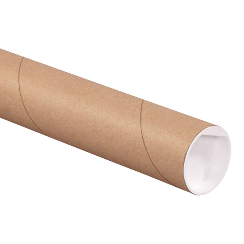 Photo 1 of Aviditi Shipping Tube 3" W x 12" L, | Cardboard Mailing Tube for Packing, Shipping and Mailing 3x12