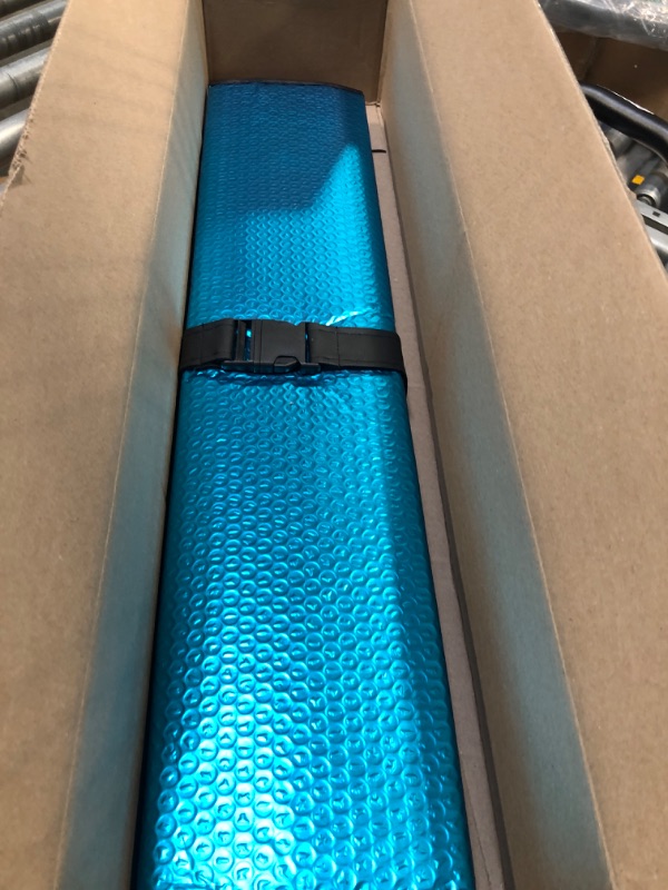 Photo 1 of Car Windshield Sunshade-Thicken 5-Layer Bubble Block Heat and Sun UV Rays,Front Windshield Sun Shade,Sun Visor for Car- Keeps Your Vehicle Cool - 58 x 27.5 Inch (Blue)