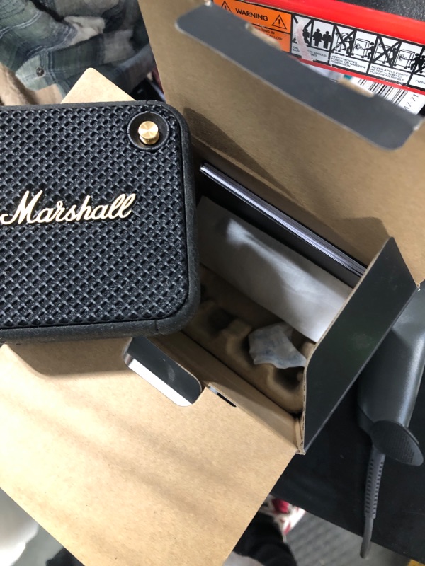 Photo 2 of Marshall Willen Portable Bluetooth Speaker - Black & Brass