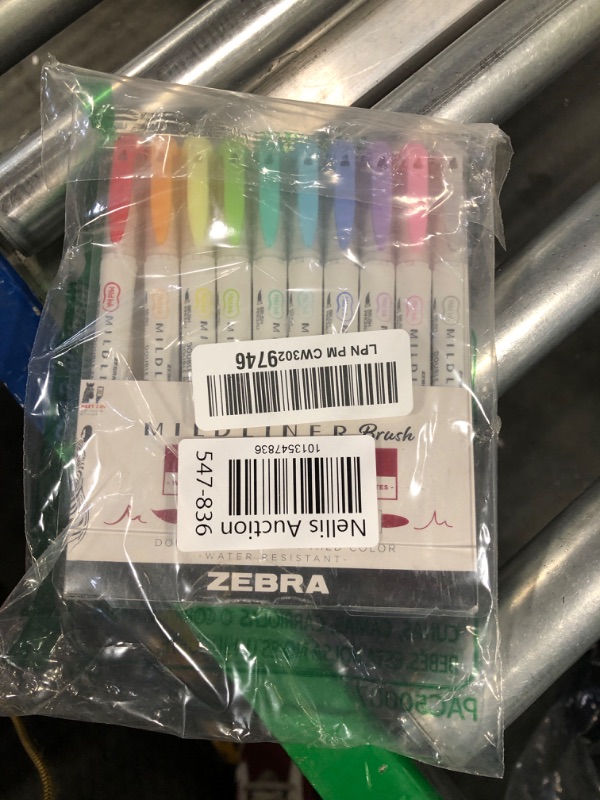 Photo 1 of Zebra Pen Mildliner Double Ended Highlighter Set, Broad and Fine Point Tips, Assorted Fluorescent and Cool Ink Colors, 10-Pack