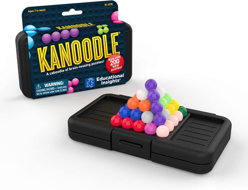 Photo 1 of Educational Insights Kanoodle 3D Brain Teaser Puzzle Game, Featuring 200 Challenges, Stocking Stuffer, Gift for Ages 7+