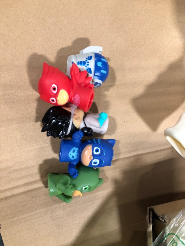 Photo 1 of Hasbro PJ Masks 5 Piece Finger Puppet Set - Party Favors, Educational, Bath Toys, Story Time, Floating Pool Toys, Beach Toys, Finger Toys, Playtime PJ Mask 5 Piece Set