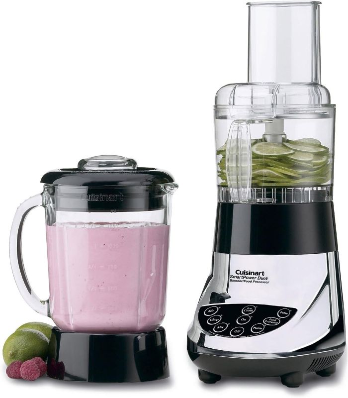 Photo 4 of Cuisinart SmartPower Duet 7-Speed Die-Cast Blender with a Food Processor, Brushed Chrome
