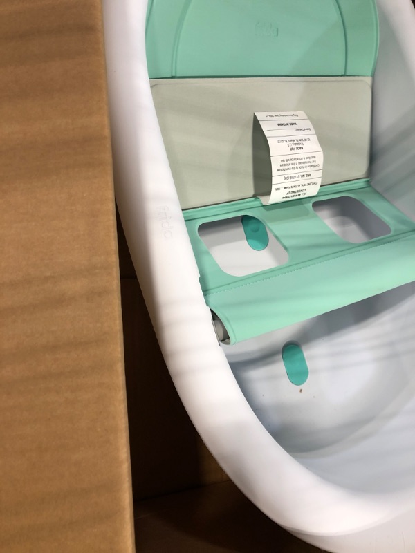 Photo 1 of 4-in-1 Grow-with-Me Bath Tub by Frida Baby Transforms Infant Bathtub to Toddler Bath Seat with Backrest for Assisted Sitting in Tub