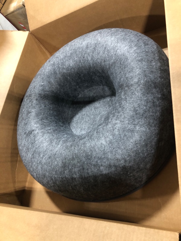 Photo 2 of Cat Tunnel Bed for Indoor Cats with 3 Toys, Scratch Resistant Detachable and Washable Large Donut Cat Bed, Available in All Seasons (L(24x24x11)) L (24x24x11) black