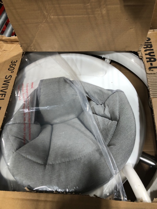 Photo 1 of Baby Walker, Foldable 9-Gear Height Adjustable Baby Walker with Wheels, Infant Toddler Walker with Foot Pads, Anti-Fall Baby Walkers and Activity Center Bouncer Combo for Boys and Girls 6-24 Months… White