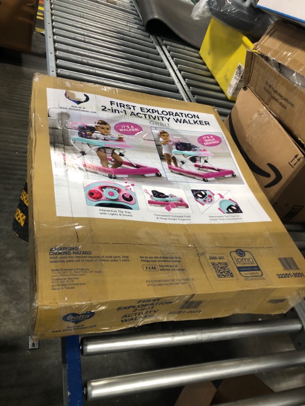 Photo 1 of Delta Children First Exploration 2-in-1 Activity Walker, Orbit