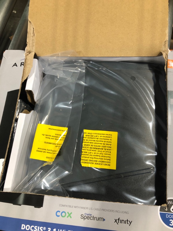 Photo 2 of ARRIS Surfboard G36 DOCSIS 3.1 Multi-Gigabit Cable Modem & AX3000 Wi-Fi Router | Comcast Xfinity, Cox, Spectrum| Four 2.5 Gbps Ports | 1.2 Gbps Max Internet Speeds | 4 OFDM Channels | 2 Year Warranty Cable Modem Router - DOCSIS 3.1 Gigabit