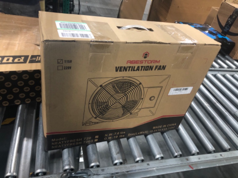 Photo 3 of Abestorm 720CFM High Air Flow Crawlspace Ventilation Fan, IP55 Rated 10" Vent Fan with Humidistat & Freeze Protection Thermostat for Crawl Space, Basement, Garage, Attic with Isolation Mesh