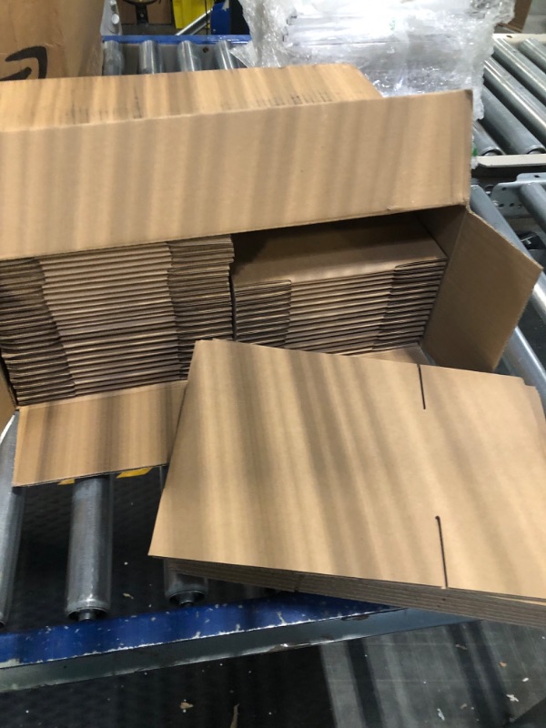 Photo 1 of SUNLPH 50 Pack 8x4x4 Inches Shipping Boxes, Small Corrugated Cardboard Boxes for Mailing and Packing, Brown 8 x 4 x 4 Brown