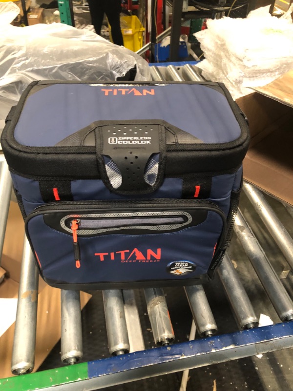 Photo 3 of Arctic Zone Titan Deep Freeze Zipperless Hardbody Coolers - Sizes: 9, 16, 30 and 48 Can - Colors: Navy, Moss, Process Blue, Pine, Citrus, Gray, Blue Lagoon Blue 16 Can