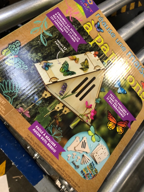 Photo 1 of Craft-tastic — Make A Butterfly House — DIY Nature Craft — No Tools Needed — Decorate Your House with Flowers — Ages 4+ with Help