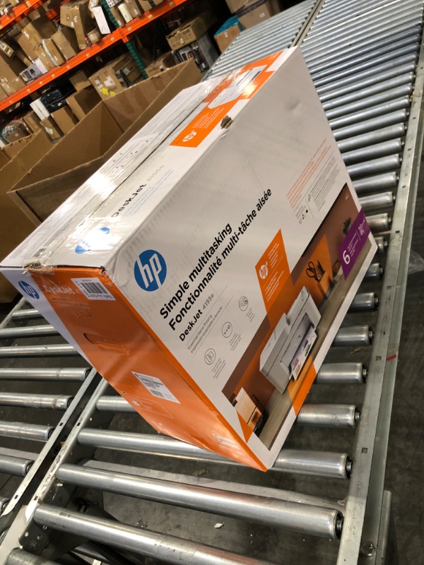 Photo 4 of HP DeskJet 4155e Wireless Color All-in-One Printer & 67XL Tri-Color High-Yield Ink Cartridge | 3YM58AN & 67XL Black High-Yield Ink Cartridge | 3YM57AN Printer + Tri-color Ink + Black Ink