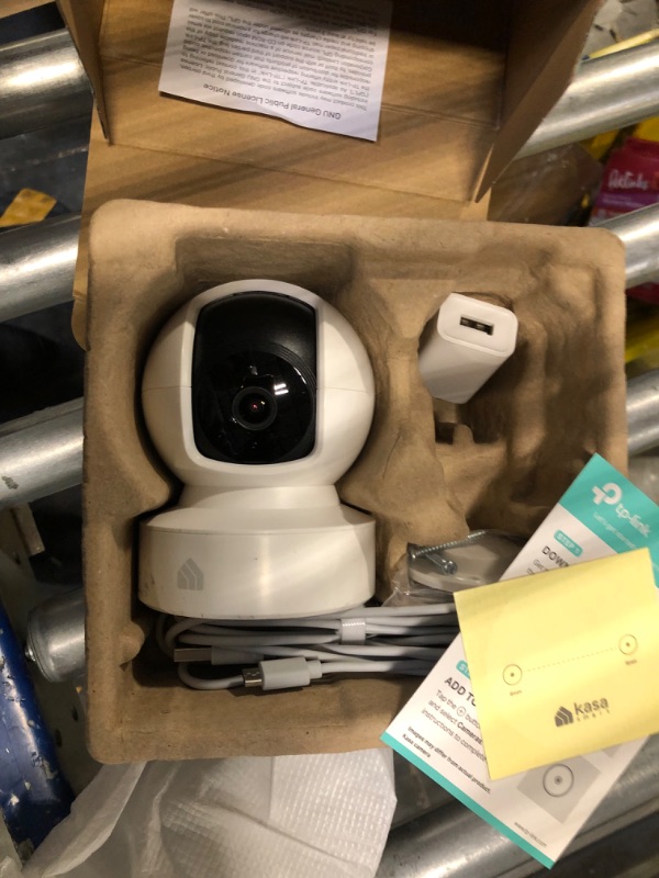 Photo 1 of Kasa Smart 2K Security Camera for Baby Monitor Pan Tilt, 4MP HD Indoor Camera with Motion Detection, Two-Way Audio, Night Vision, Cloud & SD Card Storage, Works with Alexa & Google Home (KC410S) Pan/Tilt Camera New 2K