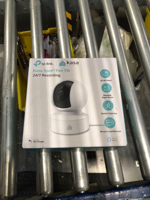 Photo 1 of Kasa Smart 2K Security Camera for Baby Monitor Pan Tilt, 4MP HD Indoor Camera with Motion Detection, Two-Way Audio, Night Vision, Cloud & SD Card Storage, Works with Alexa & Google Home (KC410S) Pan/Tilt Camera New 2K