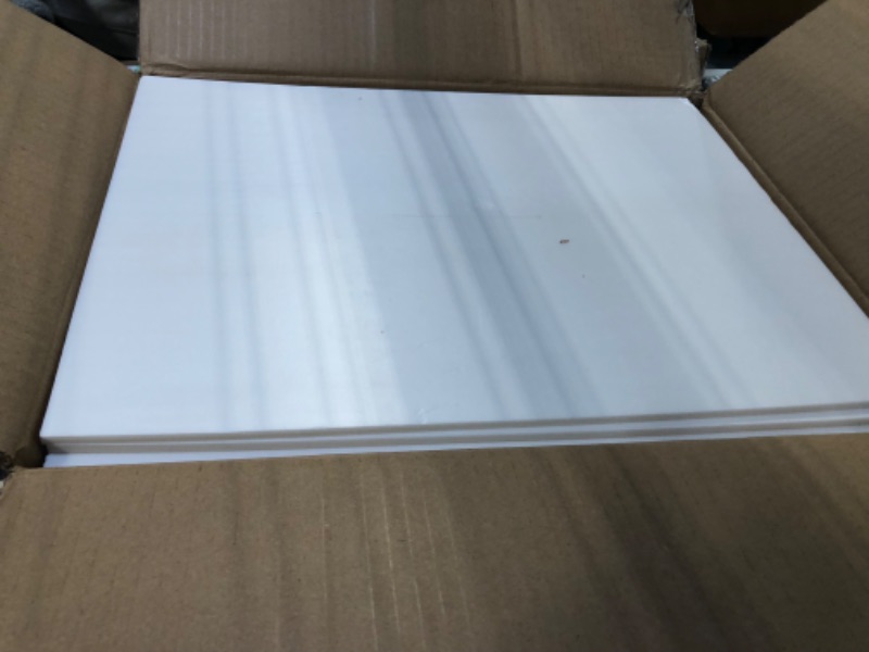 Photo 1 of Honoson 60 Pcs Foam Board 12 x 16.5 x 3/16 Inch 5 mm White Poster Board, Lightweight Double Sided Signboard Foam Board Foam Core for Crafts Framing Art Display Presentation School Projects