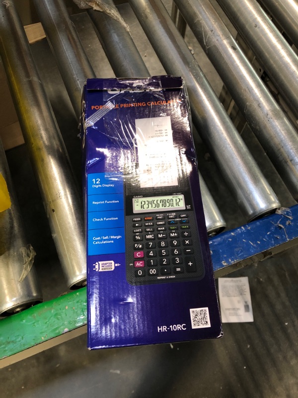 Photo 3 of Casio HR-10RC Printing Calculator 1.7" x 4" x 8.2"