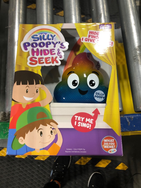 Photo 3 of WHAT DO YOU MEME? Silly Poopy's Hide & Seek - The Talking, Singing Rainbow Poop Toy - Interactive Toys for 3 Year Olds