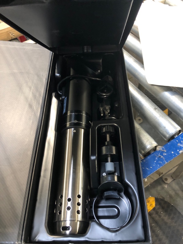 Photo 1 of KitchenBoss WIFI Sous Vide Cooker: Ultra-Quiet Sous-vide Cooking Machine 1100 Watts Stainless Steel Immersion Circulator for Kitchen with TFT Preset Recipes, Black