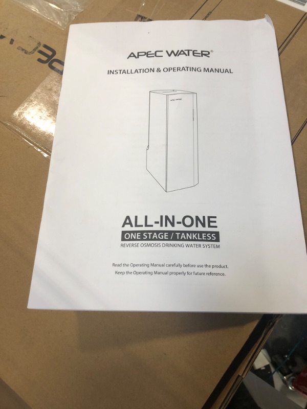 Photo 3 of APEC Tankless RO Water Filter System ROTL-AIO - Four-in-One Premium Reverse Osmosis Water Filtration, 2:1 Pure to Drain, Filters Fluoride, Heavy Metals, 1K+ Impurities, Easy DIY Install & Care