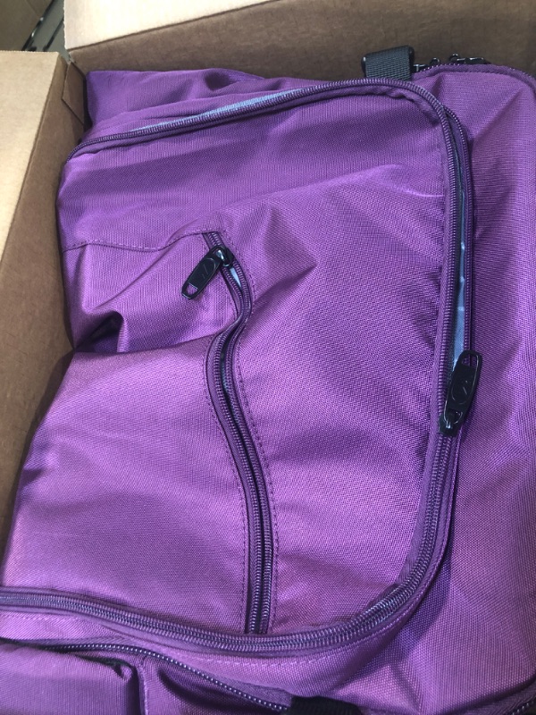 Photo 1 of MATEIN Large Purple Travel Backpack, Water Resistant Airplane Backpack for Women, Expandable Casual Backpack for Outdoor, Sports, Work, International Trip, Womens Travelling Gifts, 50L XX-Large Purple