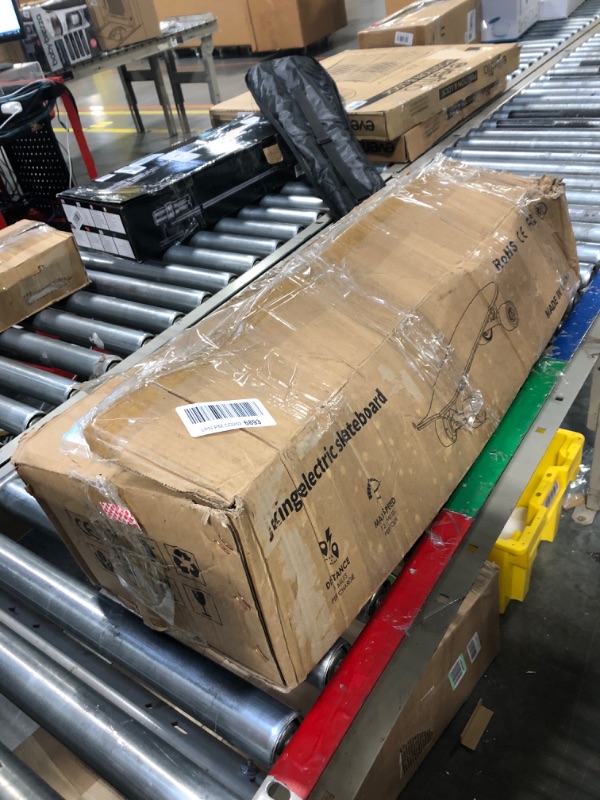 Photo 1 of Electric Skateboard Electric Longboard with Remote Control Electric Skateboard,350W Hub-Motor,12.4 MPH Top Speed,5.2 Miles Range,3 Speeds Adjustment,12 Months Warranty H2S-02