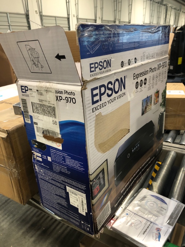 Photo 2 of Epson Expression Photo XP-970 Wireless Color Photo Printer with Scanner and Copier, Black Printer with Scanner and Copier - XP-970