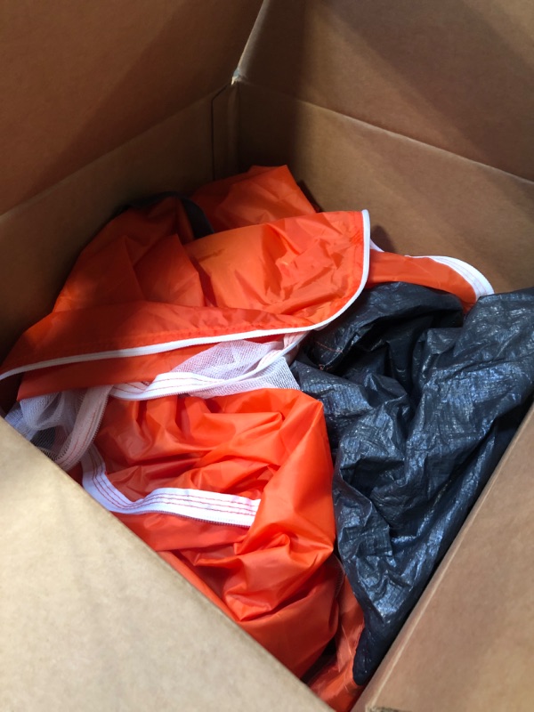 Photo 1 of 2-Person Camping Tent – Includes Rain Fly and Carrying Bag – Lightweight Outdoor Tent for Backpacking, Hiking, or Beach by Wakeman Outdoors Orange Dome
