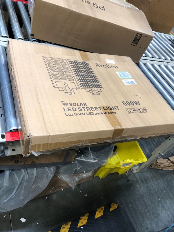 Photo 1 of Avoben 600W Solar Street Light Motion Sensor, 860 LED Solar Flood Lights Outdoor with Remote Control, Dusk to Dawn Outdoor Lighting for Garden, Yard, Basketball Court, Parking Lot